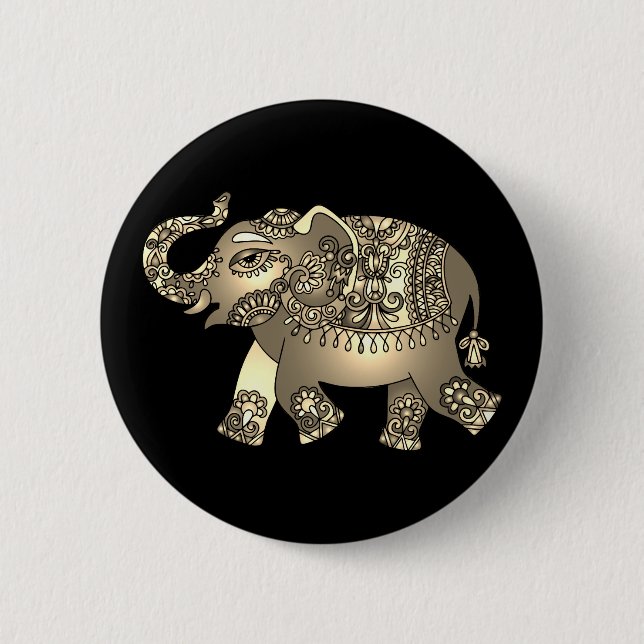 ornamental elephant button (Front)