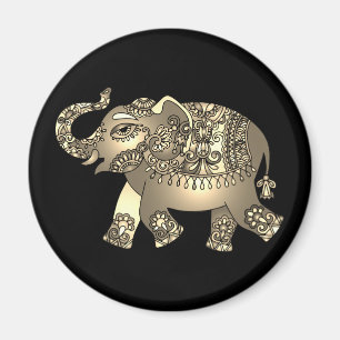 ornamental elephant magnet