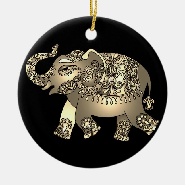 ornamental elephant ornament (Front)