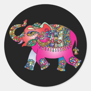 ornamental elephant stickers