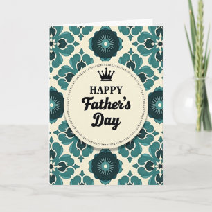 Ornamental Fathers Day Card
