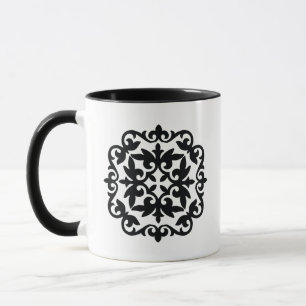Ornamental Floral Design Mug