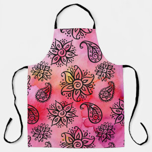 Ornamental Floral: Ethnic Seamless Apron