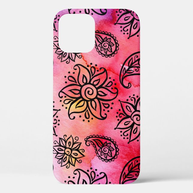 Ornamental Floral: Ethnic Seamless Case-Mate iPhone Case (Back)