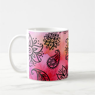 Ornamental Floral: Ethnic Seamless Coffee Mug
