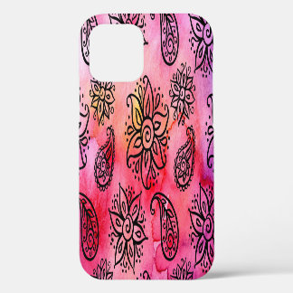 Ornamental Floral: Ethnic Seamless iPhone 12 Case