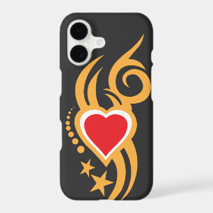 Ornamental Floral Heart Tattoo