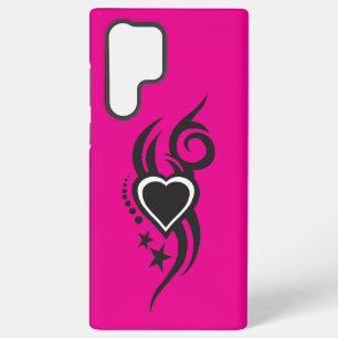 Ornamental Floral Heart Tattoo  Samsung Galaxy Case