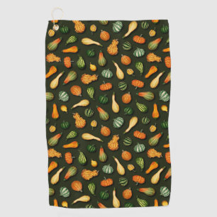 Ornamental Gourds for Autumn, Fall, Thanksgiving Golf Towel
