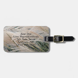 Ornamental Grass Double-Sided Luggage Tag