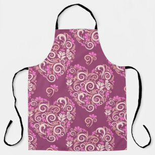 ornamental hand drawing decorative background. Eth Apron