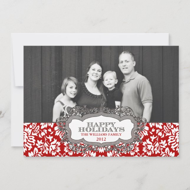 Ornamental Holiday Card (Front)