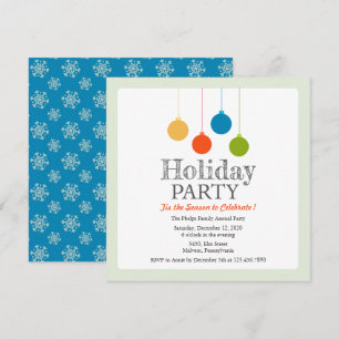 Ornamental Holiday/Christmas Party Invitation