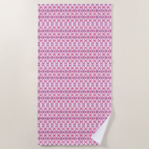 Ornamental India Stripe Beach Towel