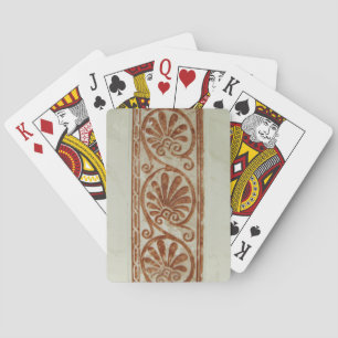 Ornamental Mediterranean Brown Border Playing Cards