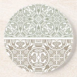 Ornamental pattern coaster