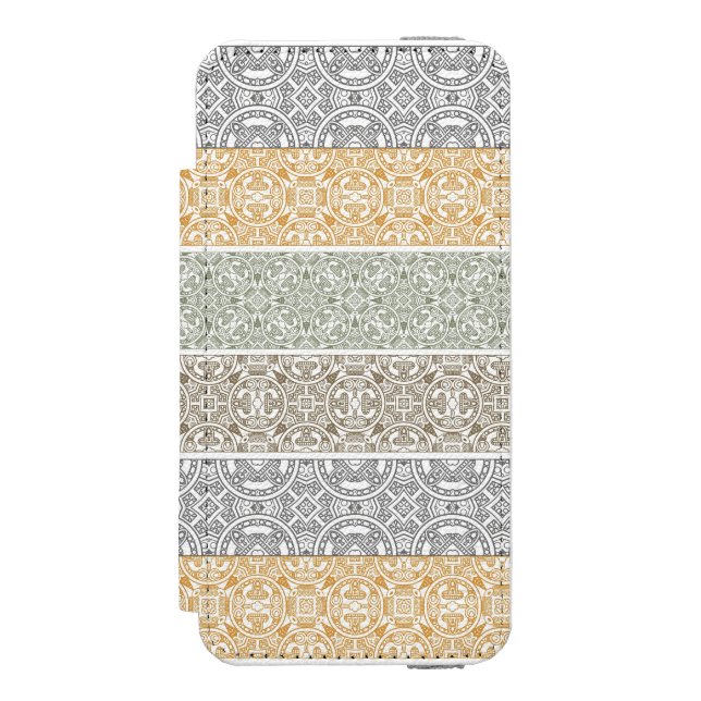 Ornamental pattern incipio iPhone wallet case (Folio Front)