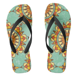 Ornamental pattern jandals