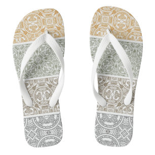 Ornamental pattern jandals