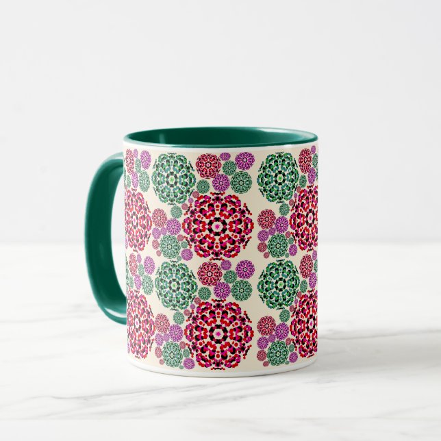 Ornamental pattern mug (Front Left)