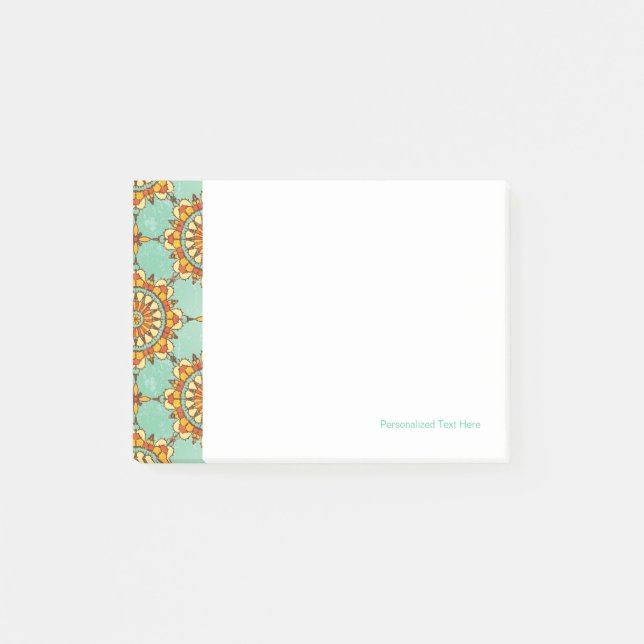 Ornamental pattern post-it notes (Front)