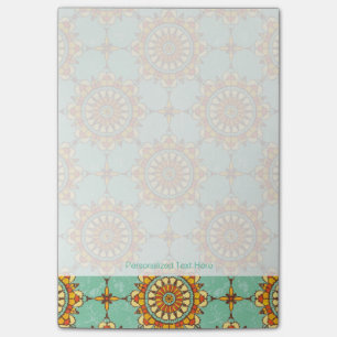 Ornamental pattern post-it notes