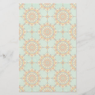 Ornamental pattern stationery
