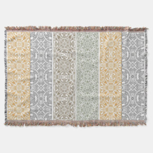 Ornamental pattern throw blanket