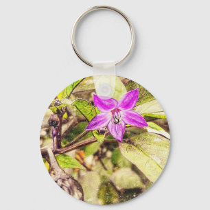Ornamental Peppers Key Ring