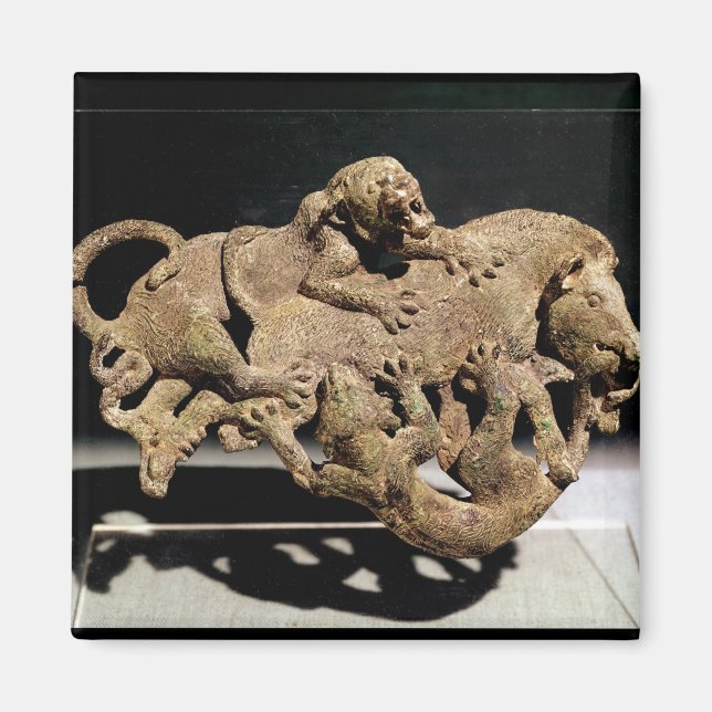 Ornamental plaque depicting a wild boar magnet (Front)
