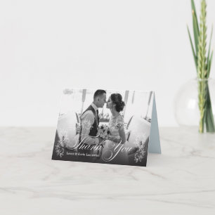 Ornamental Script Thank You Card