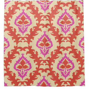 Ornamental seamless pattern with traditional Centr Shower Curtain
