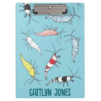 Ornamental Shrimp Hobby Clipboard