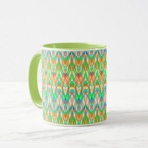 Ornamental style geometric moroccan kaliedoscope m mug