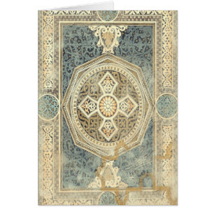 Ornamental Tapestry with Ornate Geometric Design
