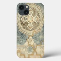 Ornamental Tapestry with Ornate Geometric Design