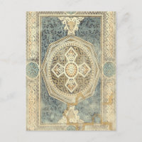 Ornamental Tapestry with Ornate Geometric Design