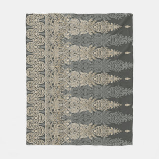 Ornamental Traditional Paisley design Fleece Blanket
