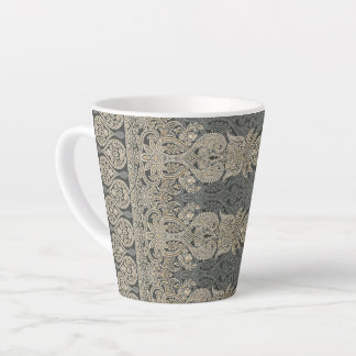 Ornamental Traditional Paisley design Latte Mug