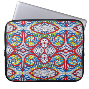 Ornamental Tribal Seamless pattern. Illustration. Laptop Sleeve