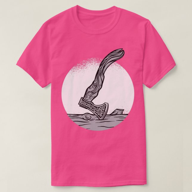 Ornamental Viking Axe T-Shirt (Design Front)