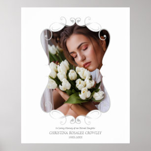 Ornamentally Remember Beloved One Passed Away Poster