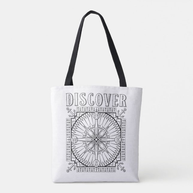 OrnaMENTALs Explore and Discover Colour Your Own Tote Bag (Back)