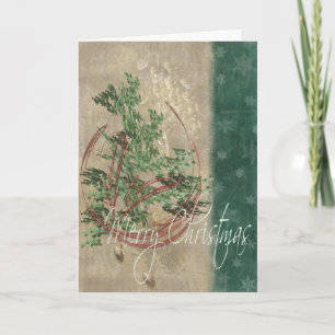 Ornaments and Snowflakes Holiday Card