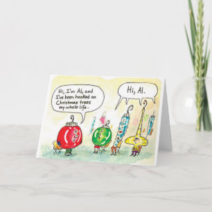 Ornaments Anonymous Christmas Card