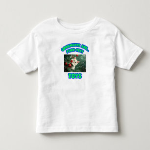Ornaments Are Purr-fect Toys Kids’ Cat Christmas Toddler T-Shirt