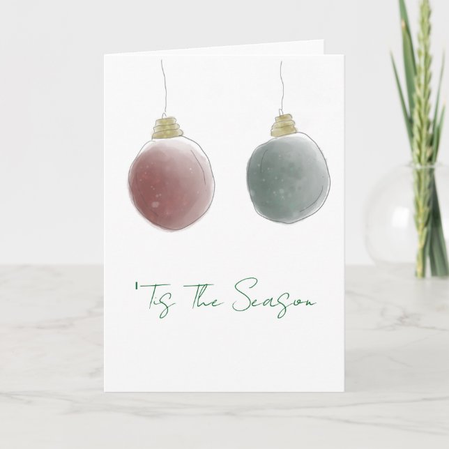 Ornaments Holiday Card (Front)