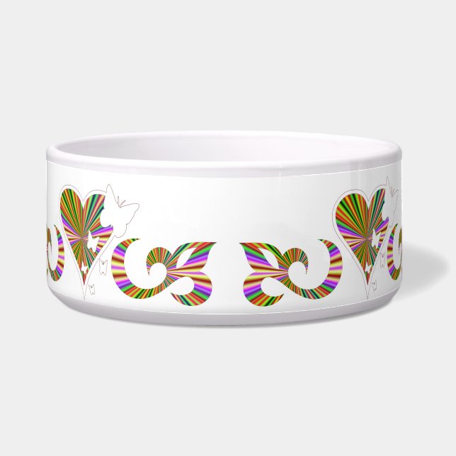 Ornaments Rainbow Heart with Butterfly and Lily (Front)