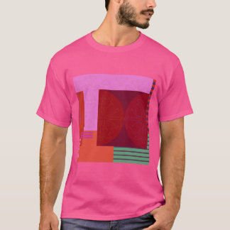 Ornaments & Strip Design of shapes and colors T-Shirt