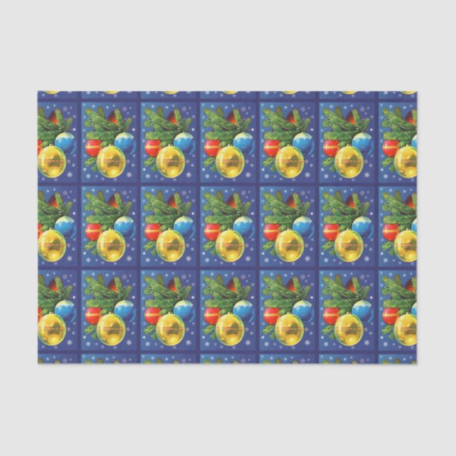 Ornaments Tissue Paper (Front)